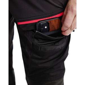 Blaklader กางเกง716618459956C44สำหรับผู้หญิงกางเกงผ้ายืดสีดำ/ สีแดงกางเกงยีนส์กางเกงทำงาน7330509800232 - Product Image 5