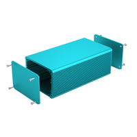 Boîtier en aluminium extrudé sur mesure, usiné CNC, pour projet de boîtier électronique, boîte de projet PCB, dissipateur de chaleur