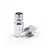 Flacon compte-gouttes en verre doré/argenté personnalisé de 5ml/10ml/15ml/20ml/30ml/50ml/60ml/100ml/120ml pour sérum et huiles essentielles avec diffuseur à bâtonnets