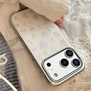 Flores de resina para funda de iPhone 17 Pro Max, estilo fresco de primavera para Apple 17, 16 de resina, 13 con galvanoplastia - Product Image 2