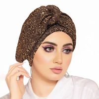 Zifeng OEM Dernier Design Bonnet Turban Femme à Motif Floral Ethnique