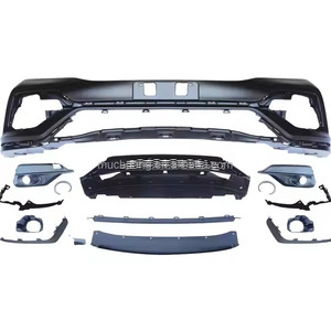 Kit de mise à niveau de pare-chocs avant en fibre de carbone pour Fit <span class=keywords><strong>RS</strong></span> 2014-2018 avec accessoires - État neuf - Product Image 1