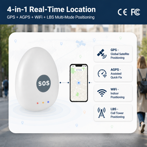 G62 Localizzatore GPS con Pulsante SOS 4G per Anziani, Donne e Bambini, Allarme <span class=keywords><strong>di</strong></span> Emergenza Personale - Product Image 4