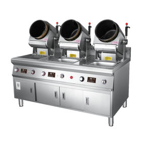 Semikron Robot de Cocina Automático Personalizado 110V/220V/Gas para Wok, Fideos y Arroz Frito, Máquina de Salteado Eléctrica/a Gas - Product Image 3