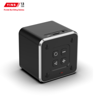Haut-parleur audio sans fil personnalisé avec logo LED en forme de cube, cadeau d'entreprise pour la satisfaction des clients, récompense pour les employés, souvenir d'entreprise