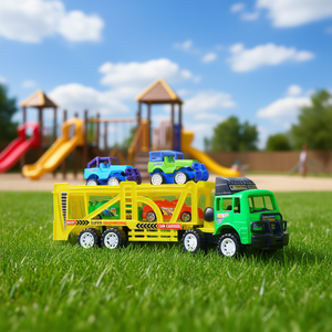 Juguete de Remolque de Coche con Fricción para Niños, Transporte y Juego en Bolsa de Malla - Product Image 2