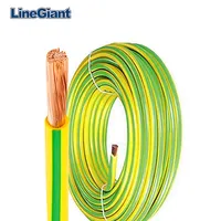 Câble à noyau unique de 5 mètres, 6, 10, 16, 25, 35, 50, 70, 95 mm et jaune, fil de terre en cuivre et vert