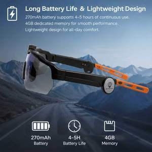 Gafas Inteligentes V21PRO con 4GB de RAM, Control por Voz y Sonido Abierto para Deportes y Ciclismo - Product Image 2
