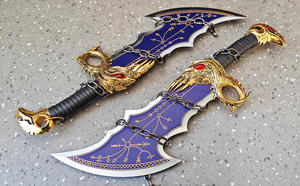 Épée de cosplay God <span class=keywords><strong>of</strong></span> <span class=keywords><strong>War</strong></span> <span class=keywords><strong>Ragnarok</strong></span> de 21 pouces, arme GOW en métal, Kratos CMS, jouet de collection pour l'affichage - Product Image 3