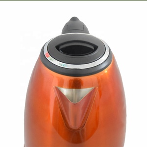 Orange <b>Kettle</b> Stainless Steel Body High Quality 1.8L Cordless Boil-Dry Hotel Use Automatic Shut-off - Product Image 6