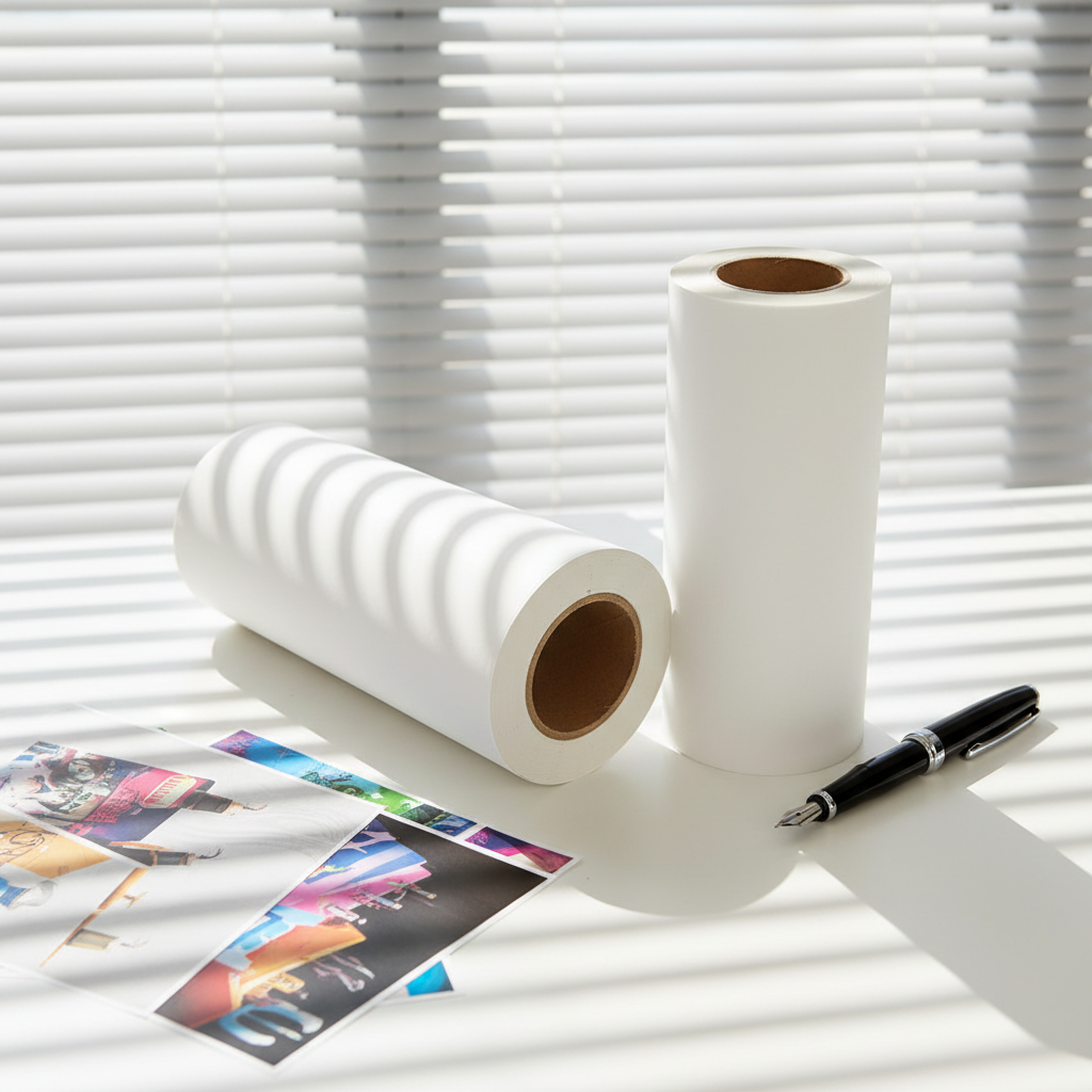 HyperTransprint 30cm Wide PET Double-Sided DTF Transfer Film A3/A4 High Temp 130-150 Cold 5-10s Transfer Time Digital Clothing