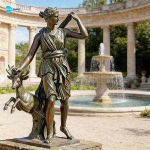 Scultura Classica Mitologica Romana in Bronzo di Diana <span class=keywords><strong>la</strong></span> Dea Cacciatrice per <span class=keywords><strong>Arte</strong></span> e Collezionismo - Product Image 3