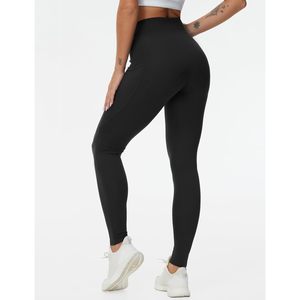 FOXA Women's High Waist Stretchy Workout <b>Leggings</b> <b>With</b> <b>Pockets</b> Yoga Pants Tummy Control Spandex Polyester - Product Image 3