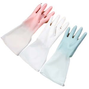 أطباق مطاطية متينة للنساء من اللاتكس لتنظيف الماء وغسل الملابس في المنزل - Product Image 2