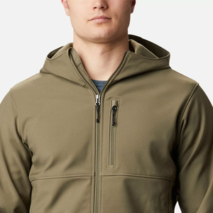 Premium Quality Winter Softshell Outdoor <b>Jackets</b> <b>for</b> <b>Men</b> Windproof Waterproof Breathable Stand Collar Zipper Front Hooded - Product Image 6
