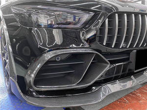 Kit de carrocería de labio delantero de fibra de carbono de <span class=keywords><strong>precio</strong></span> al por mayor para <span class=keywords><strong>Mercedes</strong></span> <span class=keywords><strong>AMG</strong></span> GT50 GT53 GT63 parachoques de nueva condición con Clips incluidos - Product Image 5