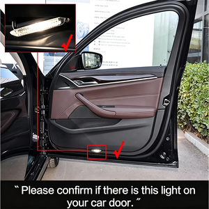 Proyector LED 3D con Logotipo de Cuarzo para Puerta de Coche, Luz de Bienvenida para Accesorios de las Series E90, E60, F30, G30, F10, X1, X3, X5, 12V 18W - Product Image 3
