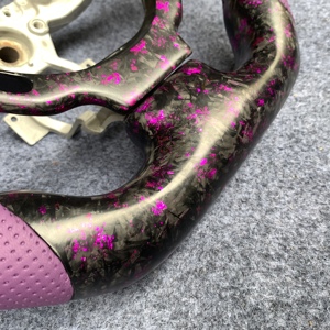 Volant en fibre de carbone véritable forgé sur mesure pour GTR GT-R R35 2009-2016, pièces intérieures automobiles en cuir - Product Image 4