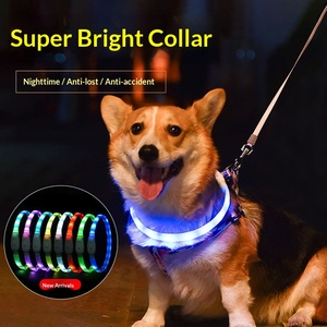 Collares de Fibra Óptica LED Recargables por USB, Resistentes al Agua y Cortables, para Perros - Product Image 3