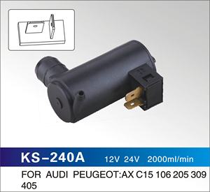 KS-240A prix usine 2000 ml/min 6434.66 12V 24V pompe de pulvérisation de lave-glace pour AUDI Peugeot AX <span class=keywords><strong>C15</strong></span> 106 205 309 405 - Product Image 2