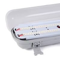 Luminaire linéaire LED 40W Tri-Proof Étanche Éclairage industriel pour bureau Entrepôt et garage Certifié ROHS