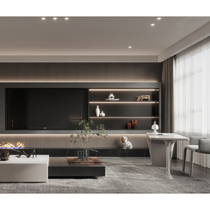 One Stop Solution High End 5 Star Modern Villa Penthouse Hotel Bedroom Complete Furniture Package with Fabric & MDF - Product Image 3