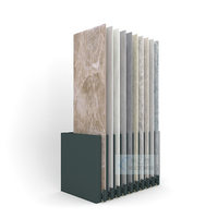 Présentoir coulissant pratique pour carreaux de porcelaine présentoir Push Pull pour dalles de marbre supports pour carreaux de sol pierre Quartz présentoirs en métal