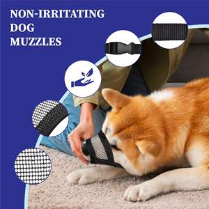 Museau de <span class=keywords><strong>chien</strong></span> en Nylon Portable Anti morsure Anti-manger masque respirant réglable pour petites races moyennes et grandes races - Product Image 6