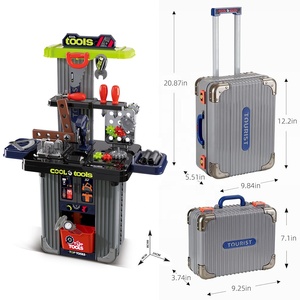 Ensemble d'<span class=keywords><strong>atelier</strong></span> d'ingénierie 3 en 1 pour enfants, banc à outils 008-602A, jeu de simulation de construction, <span class=keywords><strong>jouet</strong></span> pour enfants, cadeaux de Noël - Product Image 5