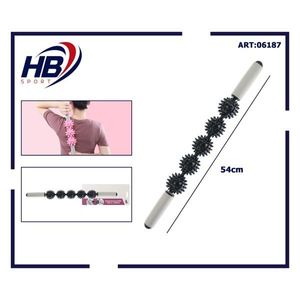 Black 54CM Five-<b>Ball</b> Massage <b>Stick</b>-Premium Product in <b>Balls</b> <b>Sticks</b> Rollers Category - Product Image 3