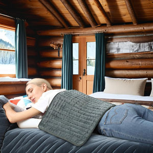 Cinturón de masaje con calor eléctrico lavable a máquina ultrasuave Alivio portátil para el dolor de espalda corporal y los calambres menstruales - Product Image 4