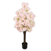Fleurs en soie artificielle de haute qualité en forme d'arbres à fleurs de cerisier pour décorations de mariage d'intérieur décorations d'hôtel