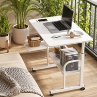 Bureau d'étude pour étudiant, table d'ordinateur moderne, poste de travail simple pour la maison, le bureau, la chambre, le dortoir, l'école, espace d'apprentissage