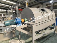VBJX copeaux de bois en acier inoxydable graines de poivre compost de blé tamis à tambour rotatif tamisage machine de classement de maille