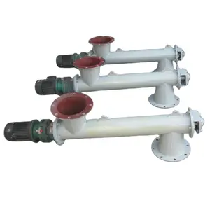 mini small machine pipe auger steel powder flexible feeding cement silo shaftless hopper screw conveyor