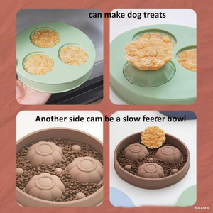 <strong>3</strong> in 1 Baking Mold Lick Mat <strong>Dog</strong> Enrichment Puzzle <strong>Bowl</strong> New Design <strong>Dog</strong> Slow <strong>Feeder</strong> with Lid - Product Image 6
