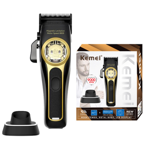 Kemei-<span class=keywords><strong>Tondeuse</strong></span> à cheveux 2373 <span class=keywords><strong>sans</strong></span> balais, <span class=keywords><strong>tondeuse</strong></span> de barbier professionnelle, <span class=keywords><strong>sans</strong></span> <span class=keywords><strong>fil</strong></span>, avec base de chargement - Product Image 5
