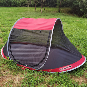 Yak Outdoors YKC005 Küçük Tek Yatak Odalı Açık Hava Kamp Çadırı 2 Kişilik Otomatik Açılır Tasarım Hızlı Kurulum 190T Polyester Fiberglas - Product Image 5