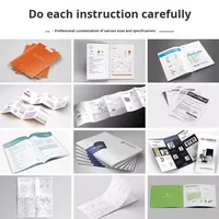 Impression de brochures, dépliants et manuels d'utilisation A4/A5/A6 personnalisés, écologiques, à couverture rigide, en gros, directement du fabricant