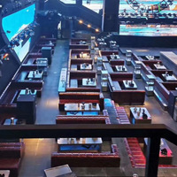 Nouvelle arrivée Discothèque Canapé led Bar Comptoir Meubles en cuir canapé bar tables Pour KTV bar Meubles l