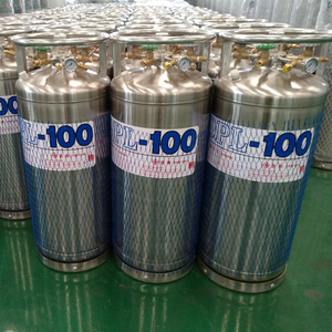 Kleine 100L kryogene Dewar Tank Gasflasche mit 1,33 MPa für flüssigen Sauerstoff Stickstoff Argon - Product Image 3