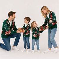 Nouveaux pulls de Noël personnalisés 2026 pour hommes, femmes, familles, enfants, adultes, ensemble de pulls en tricot de Noël à motifs de dessins animés