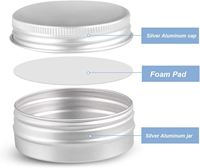 Boîte en aluminium personnalisée de 30 ml avec étiquette, 52x20mm, bouchon à vis, emballage cosmétique pour rouge à lèvres avec gravure polyvalente