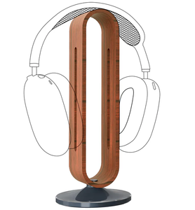 Bamboo <b>Desktop</b> Headphone <b>Stand</b> (Universal Fit) - Product Image 5
