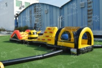 Parc aquatique gonflable flottant, parcours d'obstacles, parc aquatique gonflable commercial, jeu aquatique pour lac, mer, plage, complexe hôtelier