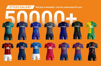 Maillot de football personnalisé de qualité supérieure pour hommes, ensemble complet pour équipe, maillot de football rétro personnalisé