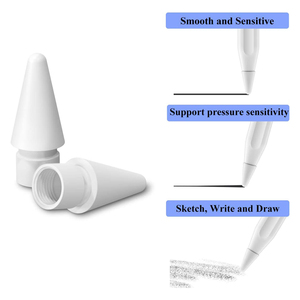 Reemplazo de punta de lápiz de alta sensibilidad para <span class=keywords><strong>Apple</strong></span> <span class=keywords><strong>Pencil</strong></span> Tip Best Fit para Gel de sílice blanco de generación 1 y <span class=keywords><strong>2</strong></span> - Product Image 4
