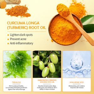 Soins de la peau au curcuma en marque privée, vitamine C naturelle, anti-acné, soin éclaircissant du visage - Product Image 3