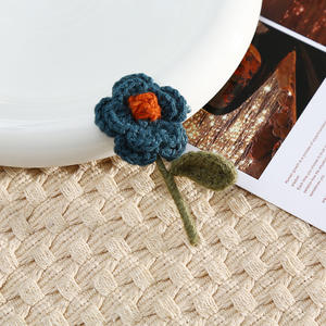 Handmade Crochet Peônia Adequado para Casa Decoração Hotel Decoração Casamento Fontes Holiday Presentes para Namoradas - Product Image 4