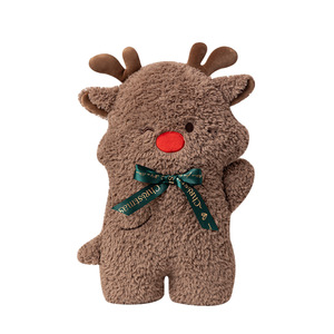 Christmas Holiday Eco-friendly Super Soft <strong>Plush</strong> Christmas Tree Santa Claus Bear Type <strong>Sofa</strong> Pillow Bay Window Ornament <strong>Stuffed</strong> - Product Image 6
